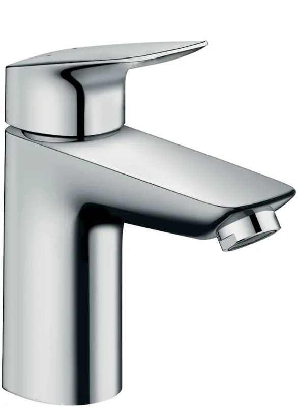 Hansgrohe Logis 100 wastafelkraan met Push Open waste chroom 71107000 Beste Prijs