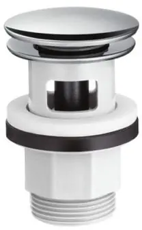 Hoge Kwaliteit Hansgrohe push-open afvoerplug kunststof, chroom