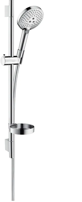 Hansgrohe Raindance Select S Unica‘S Puro glijstangset m. Raindance Select S 120 3jet Air handdouche 90cm m. Isiflex`B doucheslang 160cm chroom 26631000 Flitsaanbieding