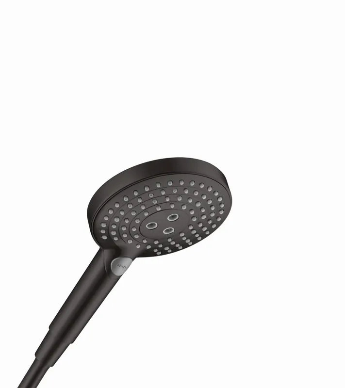 Laatste Kans Hansgrohe Raindance Select S, Handdouche, 120mm douchekop, 3jet, EcoSmart 9 l/min, mat zwart