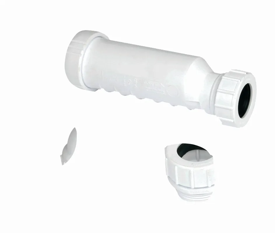 HepVO Geurafsluiter zonder waterslot (inclusief aansluitmof en aansluitbocht met wartel) 32 5/4 Merkproduct