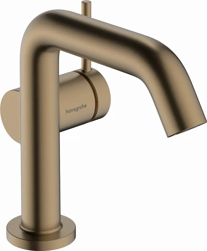 Beste Prijs HansGrohe Tecturis S 1-greeps wastafelkraan 110 Fine coolstart zonder afvoer brushed bronze 73321140