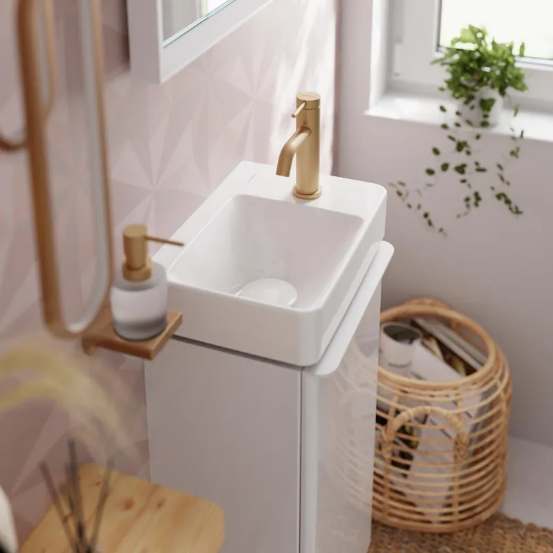 Goedkoop Hansgrohe Tecturis S 80 fonteinkraan Brushed Bronze 73313140