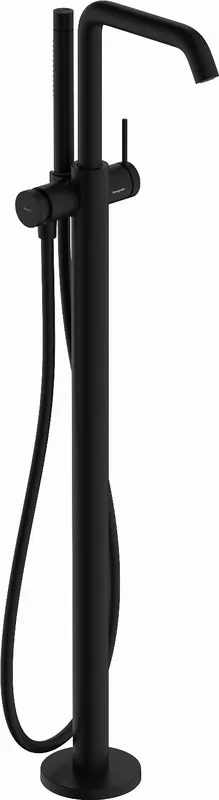 Voordeelprijs Hansgrohe Tecturis S afbouwdeel v. vrijstaande badkraan vloermontage m. omstel m. handdouche voorsprong 19.4cm mat zwart 73440670