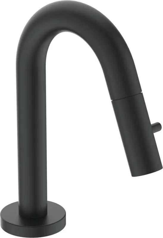 Betrouwbaar Ideal Standard IdealStream fonteinkraan met hoge uitloop 125mm zwart F2842XG