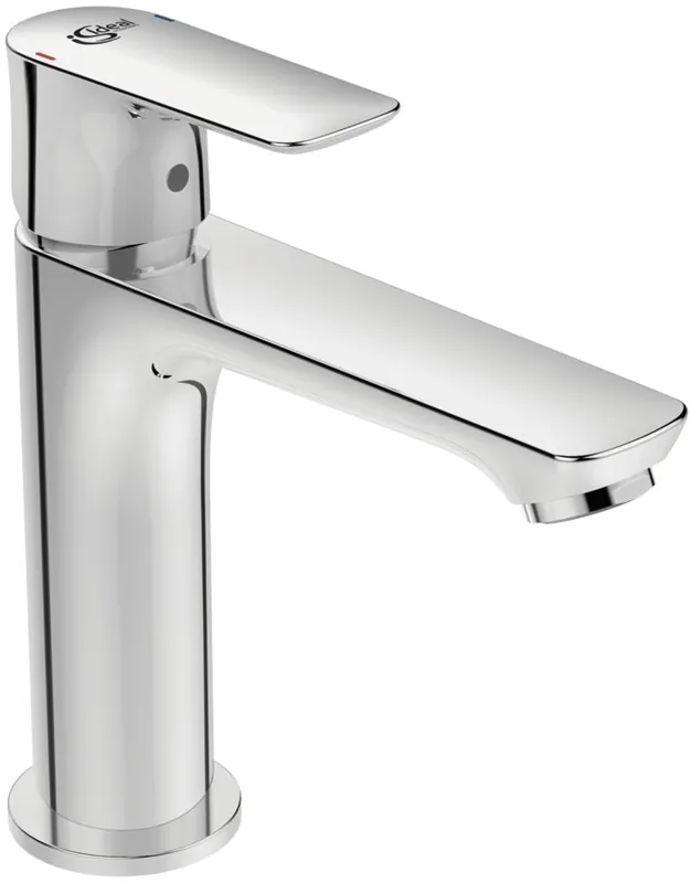 Ideal Standard Connect Air wastafelkraan, eengreeps, vast, 170mm hoogte, 125mm voorsprong, chroom-look Nu Kopen