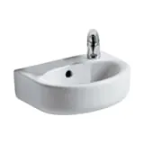 Ideal Standard connect fontein 35cm met kraangat rechts met overloop wit E791301 Gereduceerde Prijs