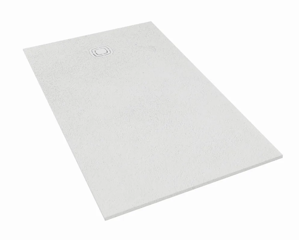 Alleen Vandaag Kindeo KineOne rechthoek wit afvoer korte zijde 120x90cm RD912090B
