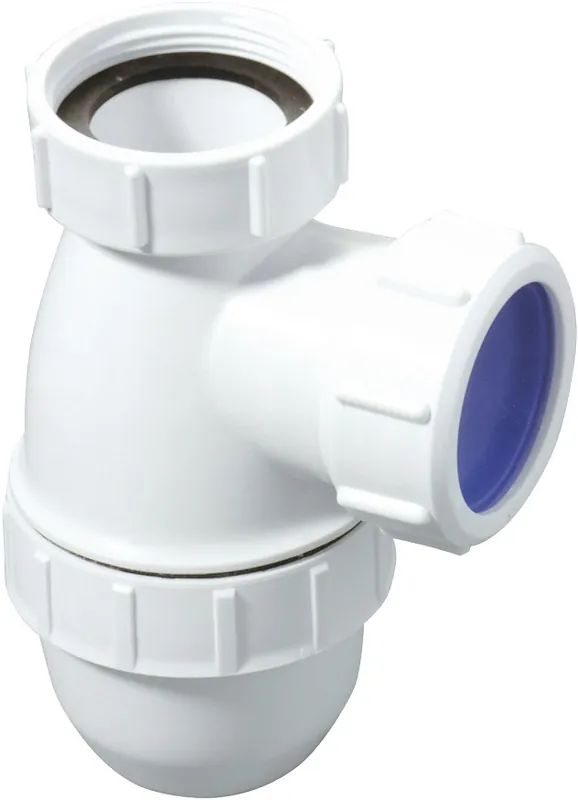 Alleen Vandaag Walraven, McAlpine, Bekersifon klein, 1 1/4" x 32mm, PP, wit (voor wastafels of bidets) 0051400