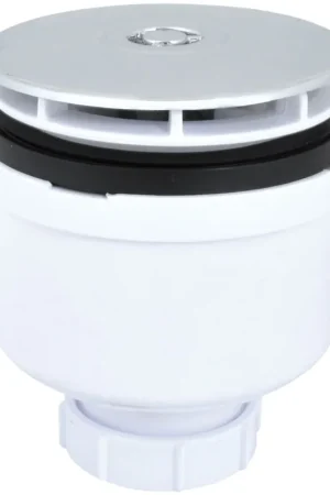 Betaalbaar McAlpine douchebaksifon 105x50mm uitlaat 50mm waterslot PP wit 0056430