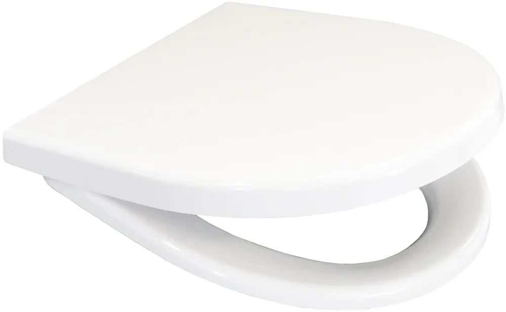 Hoge Kwaliteit Wisa D-Star closetzitting met deksel, quick-release wit 1409263401