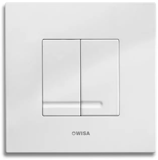 Meest Verkocht Wisa XS bedieningspaneel Delos DF 16x16cm kunststof wit 8050415601