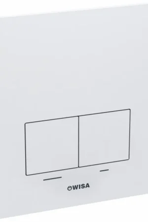 Wisa XS/XF bedieningspaneel DF aluminium 16x16cm mat wit 8050420320 Express Levering