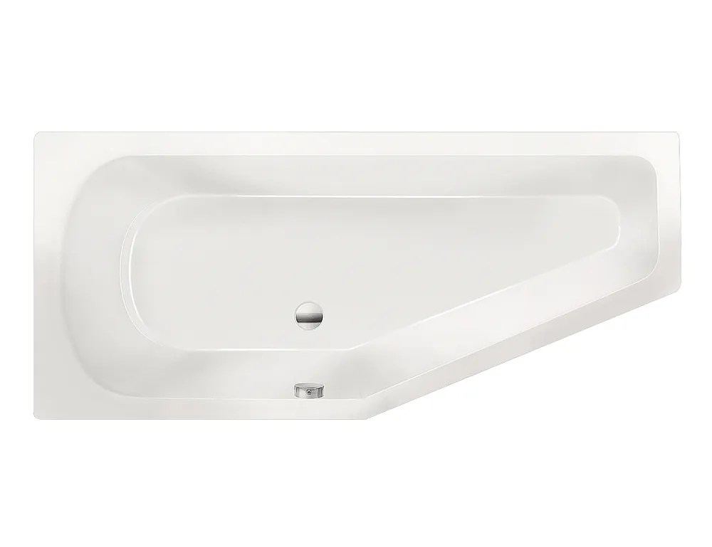 Xenz Lagoon compact ligbad links 160x75cm wit 6980-01 Finale Uitverkoop