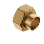 2-delig koppeling 1/2 inch binnendraad x 15 mm. Betrouwbaar