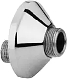 Alleen Vandaag Ankofit BPE s-koppelingen 3/4x1/2 sprong 10mm met rozet, kleur chroom, verpakt per 2