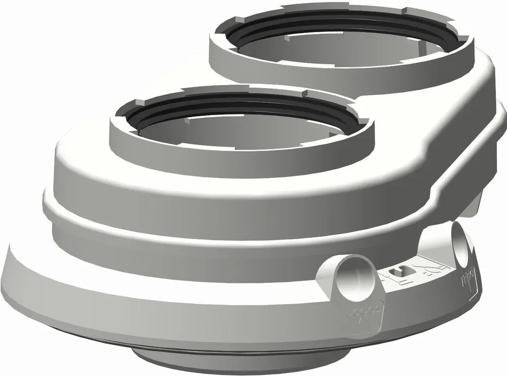 Atag Adapter voor rookgasaansluiting parallel 80/80mm RA10T0P0 Nu Kopen