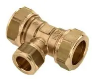 Rechtstreeks Van De Fabrikant Bonfix T-stuk 22 x 15 x 22 mm vernikkeld 82505AN