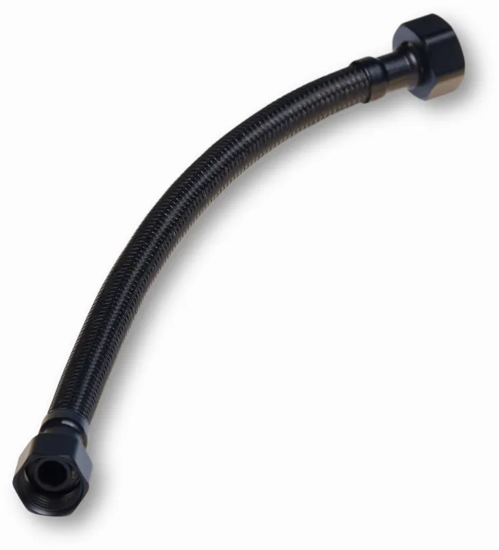 Exclusieve Aanbieding Blue Label flexibele aansluitslang 1/2"x3/8" bi-bi mat zwart 25cm FK501MBSP