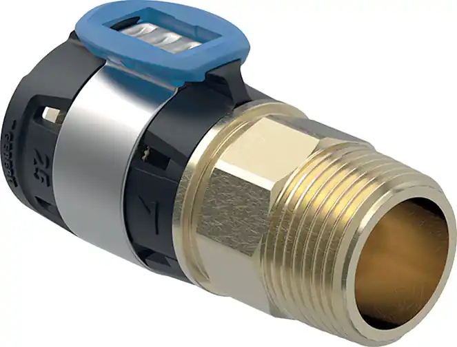Laatste Kans Geberit FlowFit puntstuk BU siliciumbrons d25-R1/2"