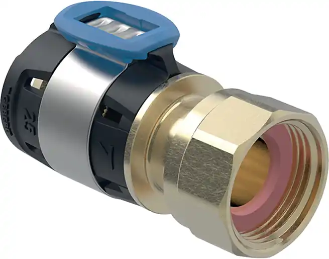 Beperkte Voorraad Geberit FlowFit vlakke koppeling siliciumbrons d32-G1"