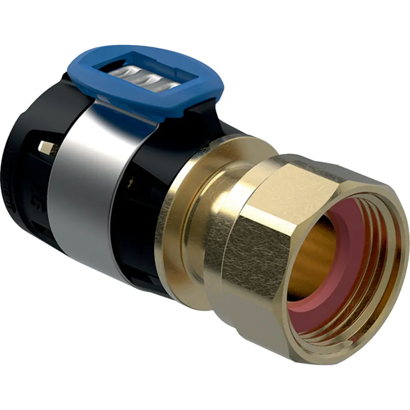 Geberit FlowFit vlakke koppeling siliciumbrons d32-G1.1/4" Weekendaanbieding