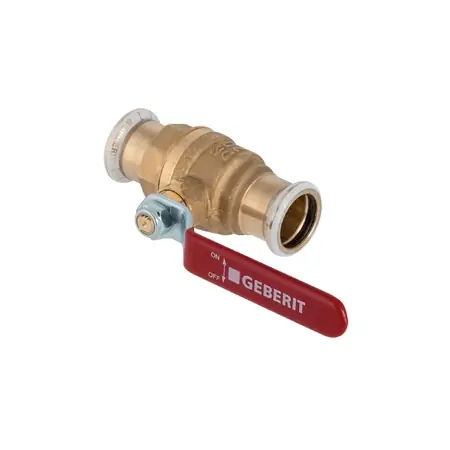 Geberit Mapress C-staal opbouw afsluiter messing 35 mm 94926 Must-Have