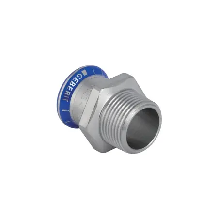 Geberit Mapress rvs 316 FKM blauw puntstuk m/BU 35-R1" Actieprijs