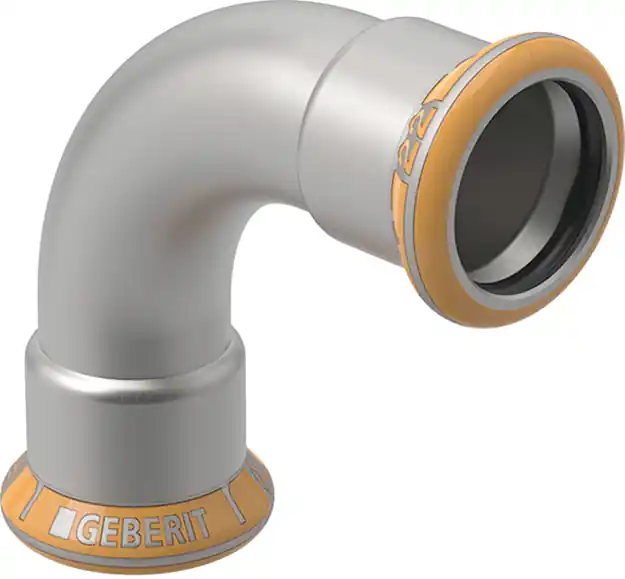 Hete Deal Geberit Mapress Therm rvs bocht 90 gr 42 mm