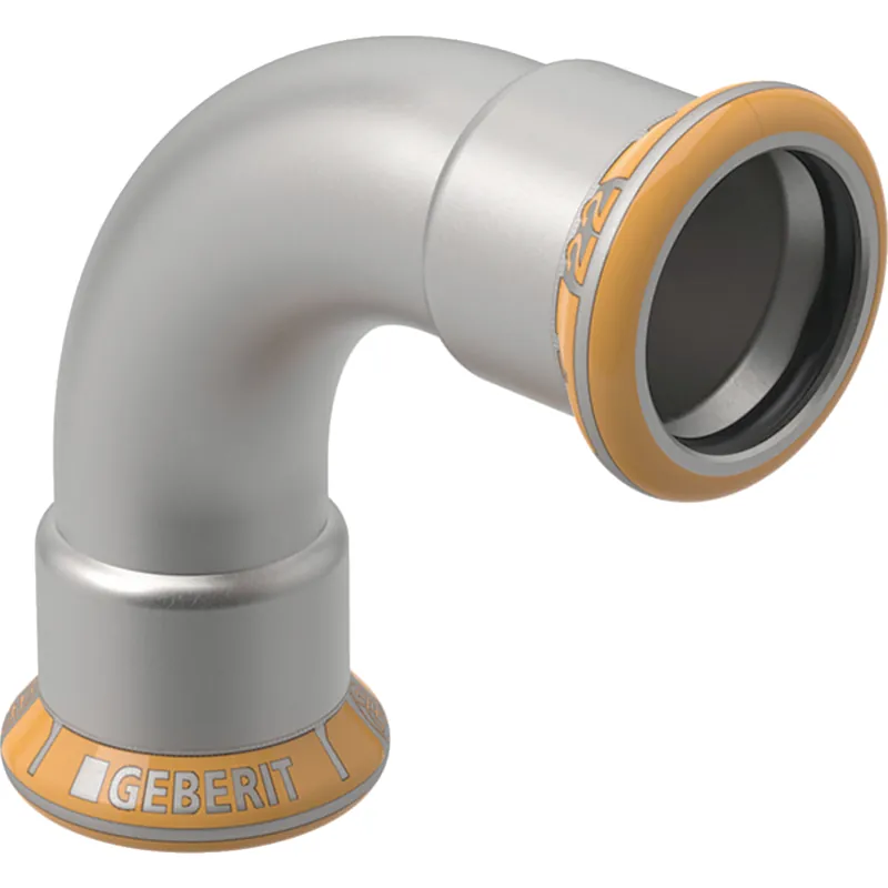 Gratis Retour Geberit Mapress Therm rvs bocht 90 gr 76.1 mm