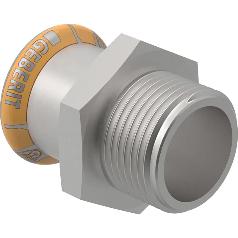 Gereduceerde Prijs Geberit Mapress Therm rvs puntstuk m/BU 35-R1.1/4"