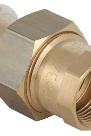 Beste Prijs Geberit Mapress, 3D koppeling, recht, 3-delig, brons, met CIIR afdichtring, 54mm x RP2" (persmof x binnendraad)