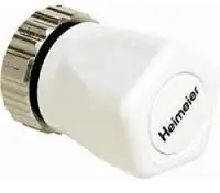 Direct Beschikbaar Heimeier Handwiel M30 wit. Met vernikkelde wartel