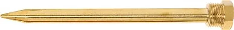 Alleen Vandaag Heimeier messing dompelbuis. 1/2" x 186mm totale lengte 6602-00.363