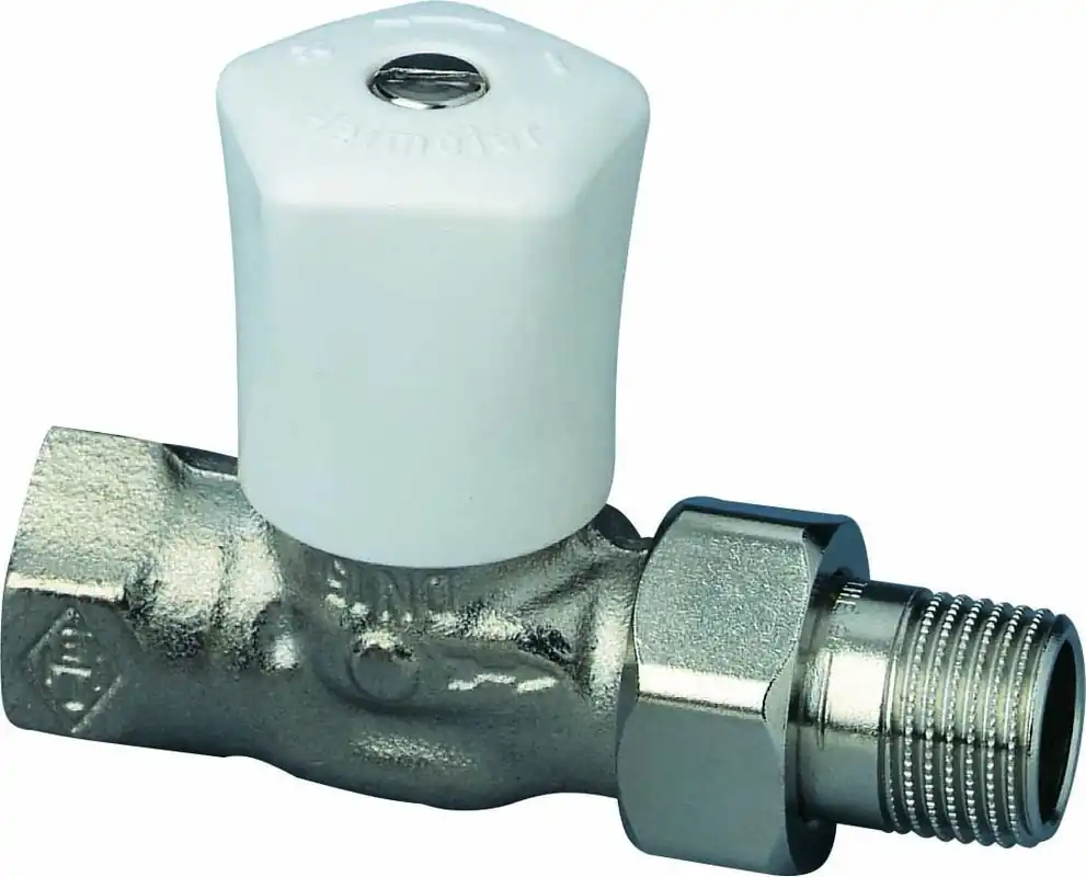 Gereduceerde Prijs Heimeier Mikrotherm handbediende radiatorkraan 3/8" Recht
