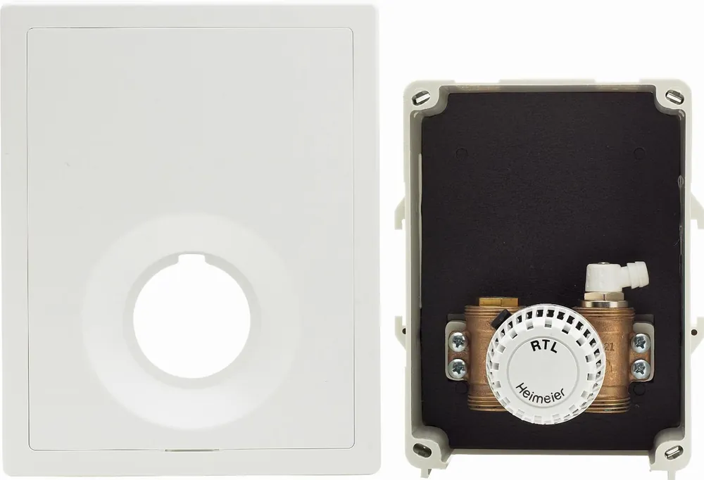 Tijdelijk Beschikbaar Heimeier Multibox RTL wit inclusief montageplaat 9304-00.800