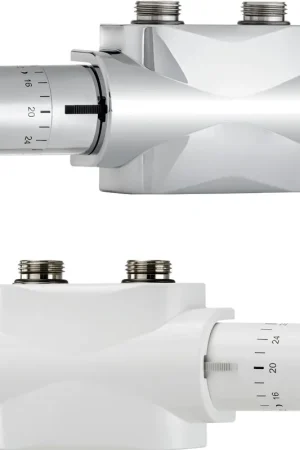 Beste Prijs Heimeier Multilux H-onderblok recht haaks 1/2" buitendraad 3/4" Euroconus tweepijp hartafstand 50mm wit 9690-27.800