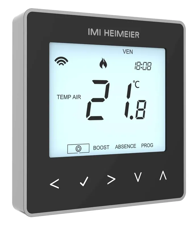 Heimeier neoStat v2 ruimtethermostaat zwart 1510-01.507 Gratis Retour
