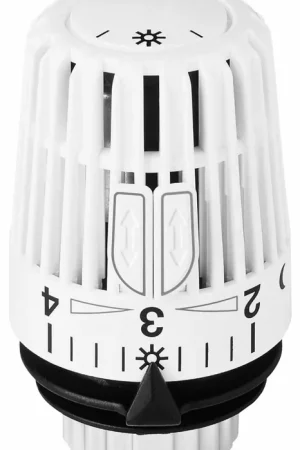 Aanbieding Heimeier thermostaatknop, M30x1,5, vloeistofgevuld, bereik 6-28°C, wit RAL9016