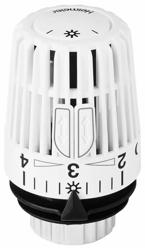 Aanbieding Heimeier thermostaatknop, M30x1,5, vloeistofgevuld, bereik 6-28°C, wit RAL9016