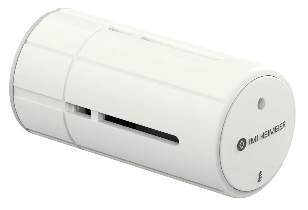 Seizoensaanbieding Heimeier thermostaatknop, M30x1,5, vloeistofgevuld, bereik 8-26°C, wit RAL9016
