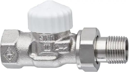 Heimeier V-Exact II voorinstelbare thermostatische radiatorkraan 3/8" recht tbv M30 kop 3712-01.000 Populair