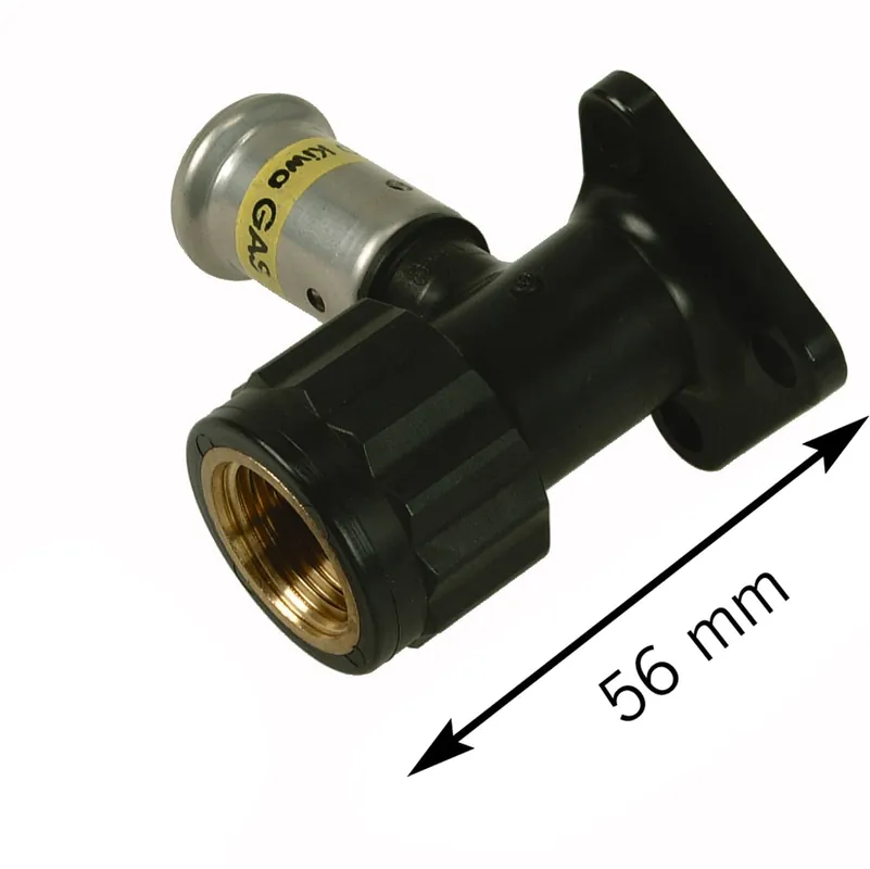 Beperkt Aanbod Henco muurpl gas 16-1/2bi 40mm