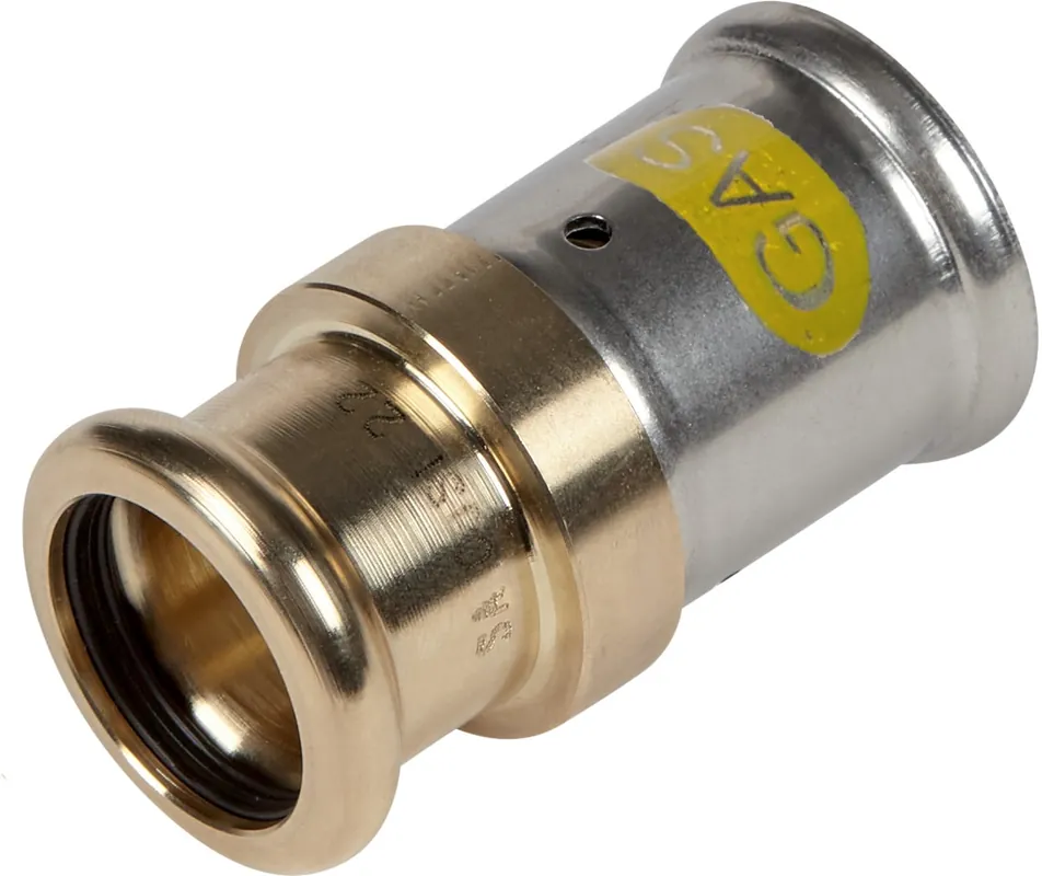 Must-Have Henco overgangsstuk Pers X Koper Pers GAS 26X15 M-V-SA profiel