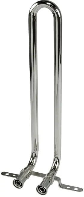 Henco dubbele radiator aansluit bocht. 16mm x CU-buis 15 vernikkeld (doorlopend) Alleen Vandaag
