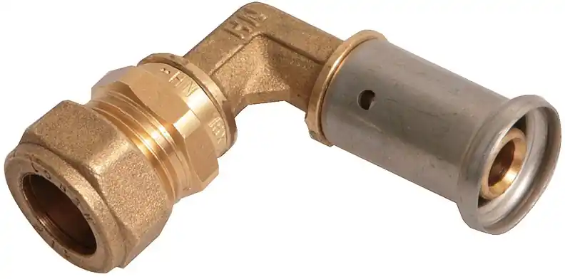 Gratis Retour Henco knie koppeling 90gr, aansluitknie 20 x 22mm CU knel (pers x knel)