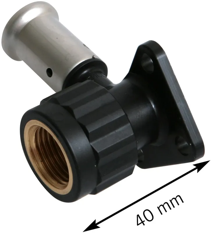 Nieuw Henco kunststof muurplaat 16mm x 1/2" binnendraad kort 2PK-1604KBP