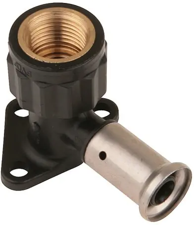 Gereduceerde Prijs Henco kunststof muurplaat 16mm x 3/8" binnendraad