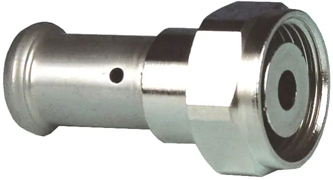 Alleen Vandaag Henco rechte koppeling 16mm x 3/4" messing (pers x euroconus - binnendraad) 19P-1605