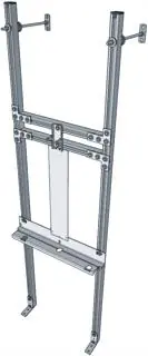 Inventum Montageframe ten behoeve van spaarpomp 15081130 Tijdelijk Beschikbaar